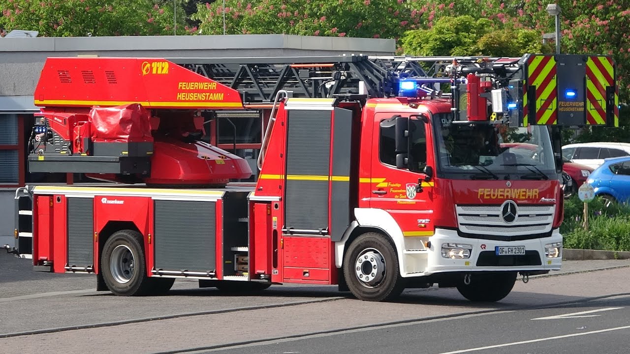 [Wachbesetzung während F3Y] Einsatzfahrten der Feuerwehr und dem Rettungsdienst in Neu-Isenburg