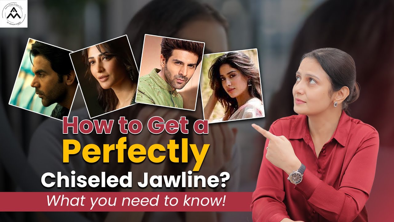 How to get a chiseled jawline | Chin implant surgery | Best Plastic Surgery in Delhi