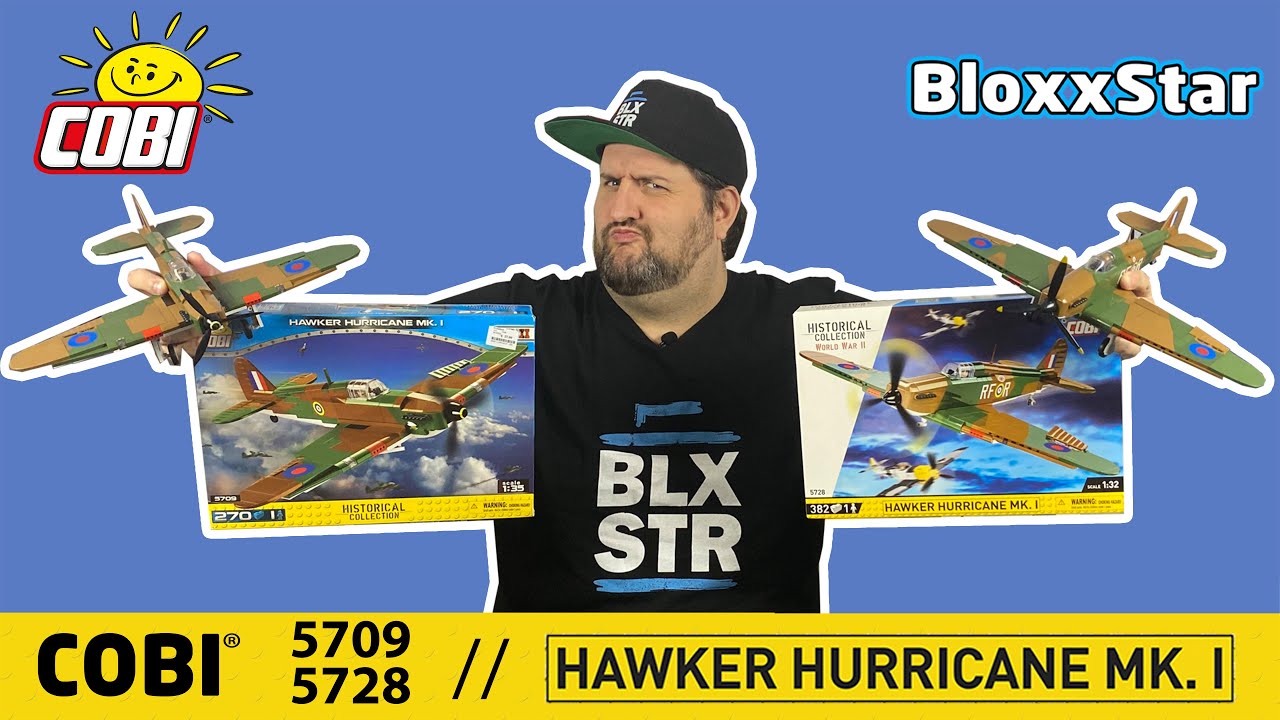 Alt vs. Neu: COBI 5709 & 5728 HAWKER HURRICANE MK. I 💥 1:35 / 1:32  ▶️ REVIEW & VERGLEICH