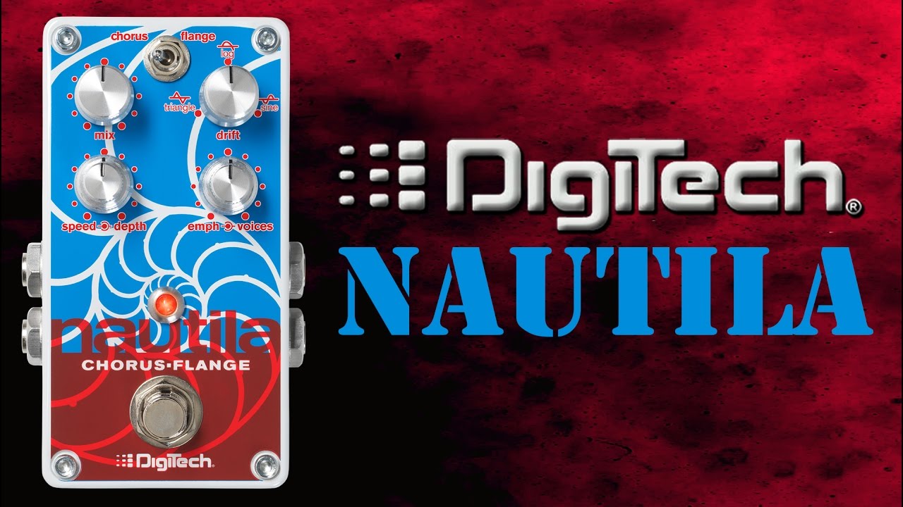 Digitech Nautila Chorus Flange Pedal Demo