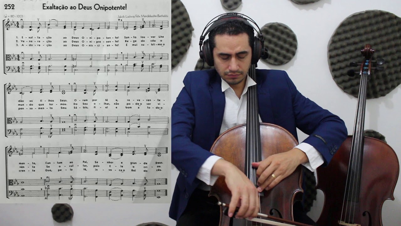 HINO 252 CCB HINÁRIO 5 - VIOLONCELO CELLO BAIXO, TENOR, CONTRALTO, SOPRANO, SOPRANO OITAVADO - VOZES