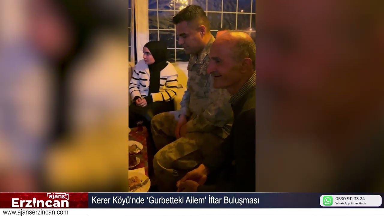 Kerer Köyü’nde ‘Gurbetteki Ailem’ İftar Buluşması