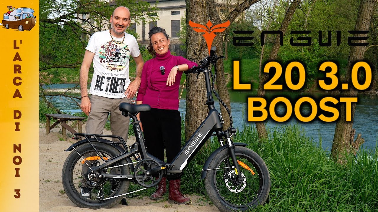 ENGWE L20 3.0 BOOST una E-bike con motore da 250W coppia 75 N/m, doppio ammortizzatore e... Turbo!