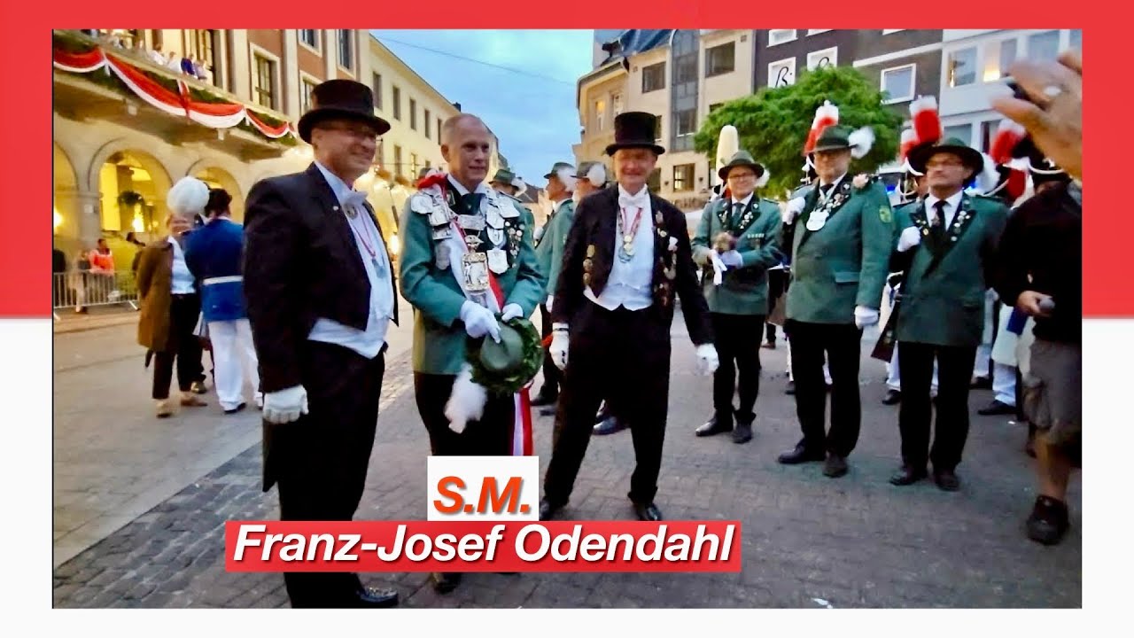 Neusser Bürger Schützenfest 2025 - Vor dem Wackelzug mit dem neuen König Franz-Josef Odendahl (4K)