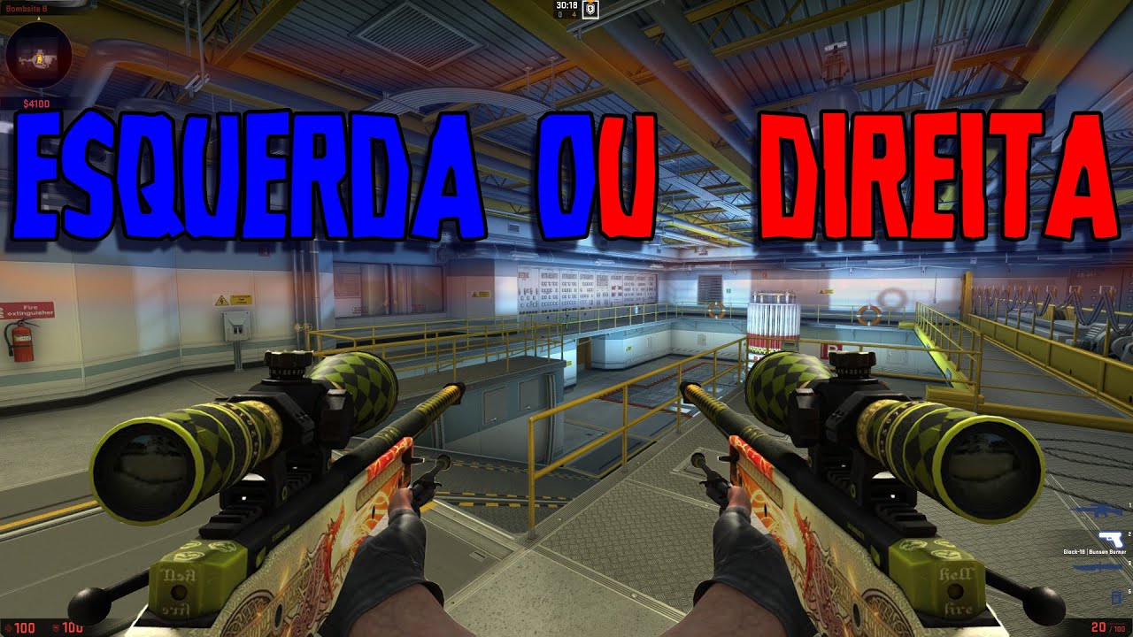 CSGO: Qual lado usar a arma? Direito ou Esquerdo? Tem diferença?