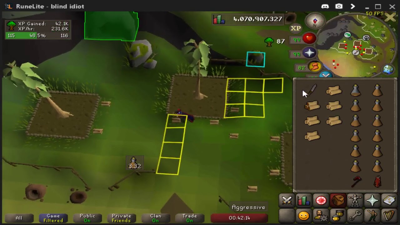 222k Woodcutting hr