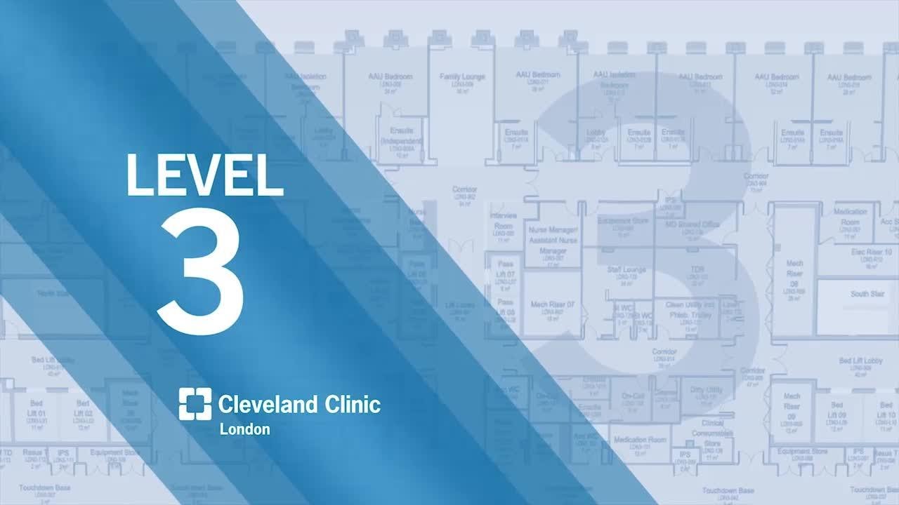 Cleveland Clinic London Hospital Virtual Tour | Level 3