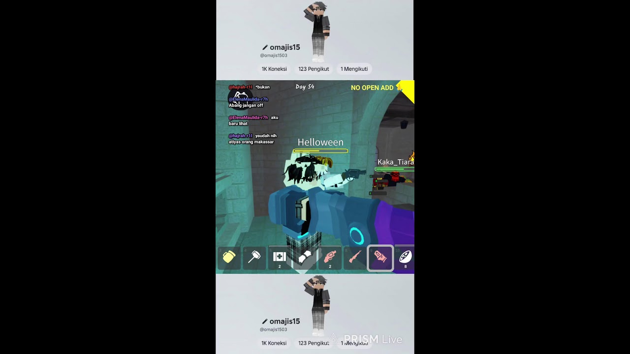 BERBURU BERLIAN HARDMODE  CUYY DI 99 MALAM 💎 #roblox