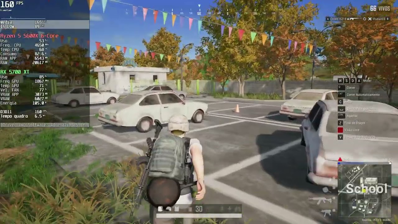 PUBG Muito Baixo | Ryzen 5 5600X | RX 5700 XT | 32gb de RAM