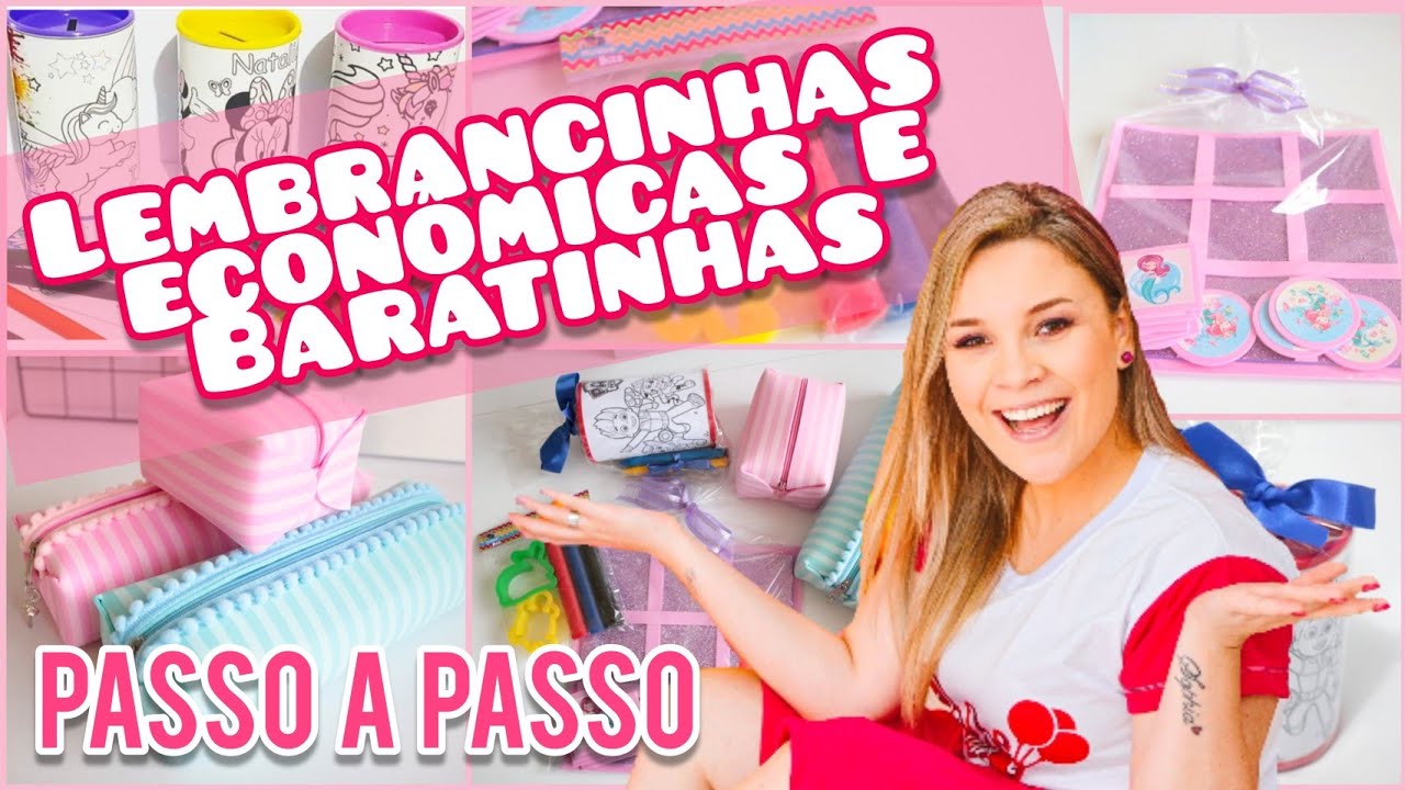 DIY LEMBRANCINHAS ECONÔMICAS E BARATINHAS | Passo a Passo