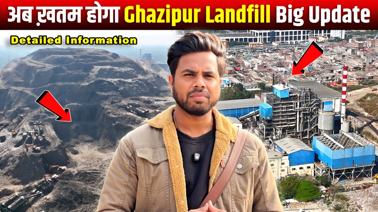 Delhi Ghazipur Landfill Big Update 2026 | Rekha Gupta Massive Action to Clean Delhi Dump Yard