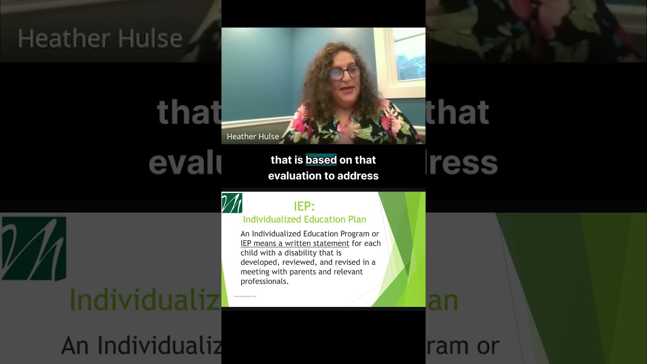 What is an individualized education program (IEP)