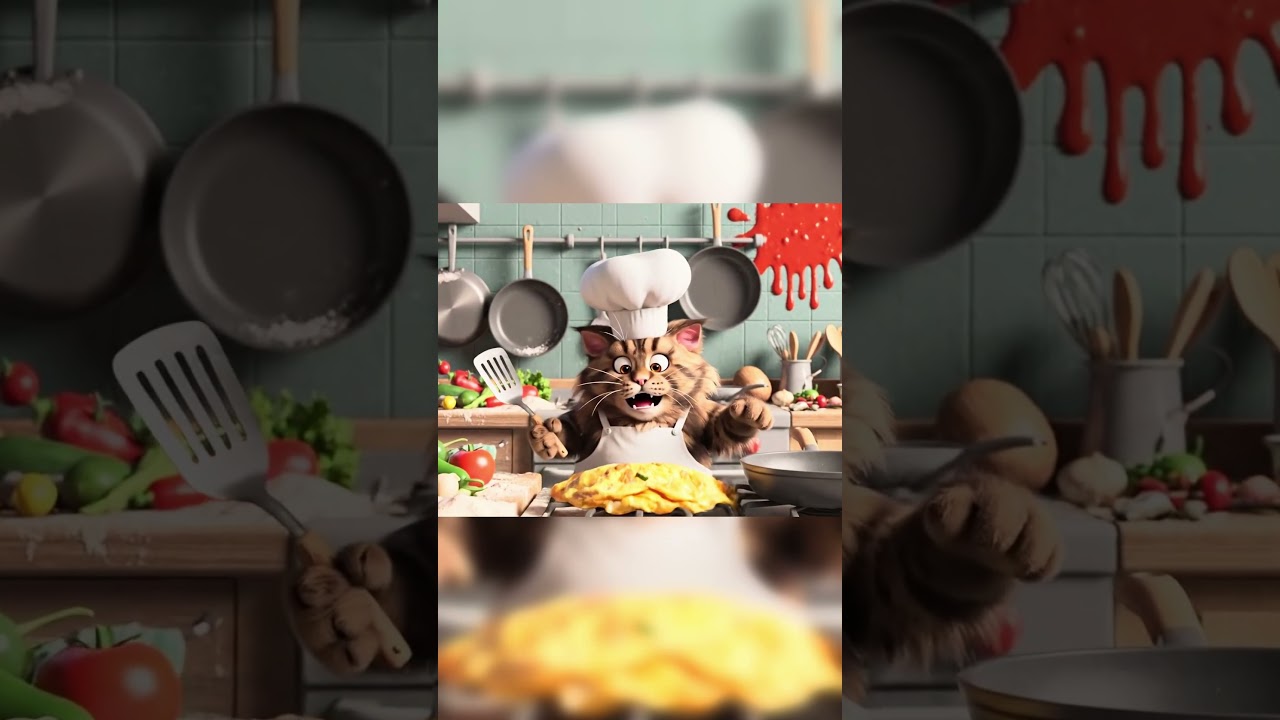 Masterchef Cat Ka Popat! 🍳😂 Cooking Fail 