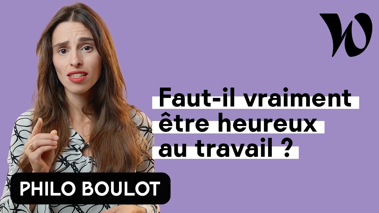 Le bonheur au travail, une utopie destructrice ? | Philo Boulot avec Céline Marty