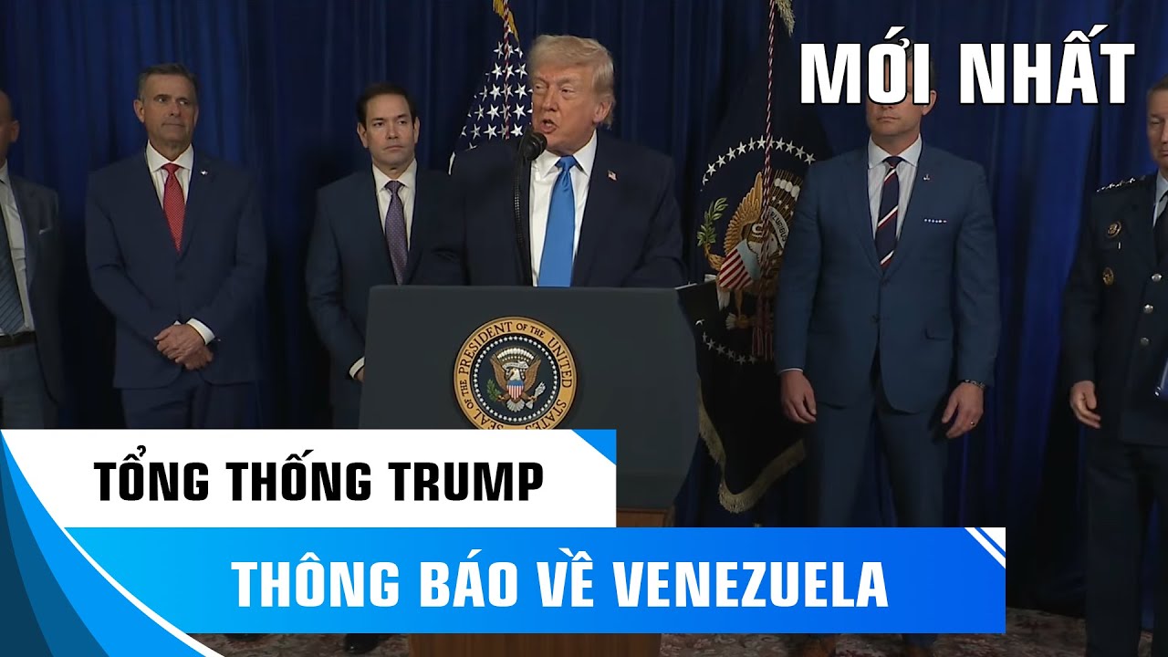 THUYẾT MINH: TRUMP HỌP BÁO GÂY CHẤN ĐỘNG VỀ VENEZUELA - MADURO BỊ MỸ BẮT 