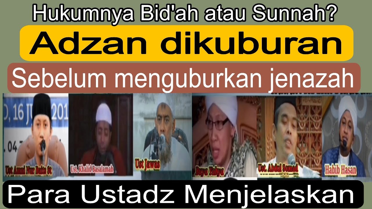 Adzan di Kuburan apa boleh?