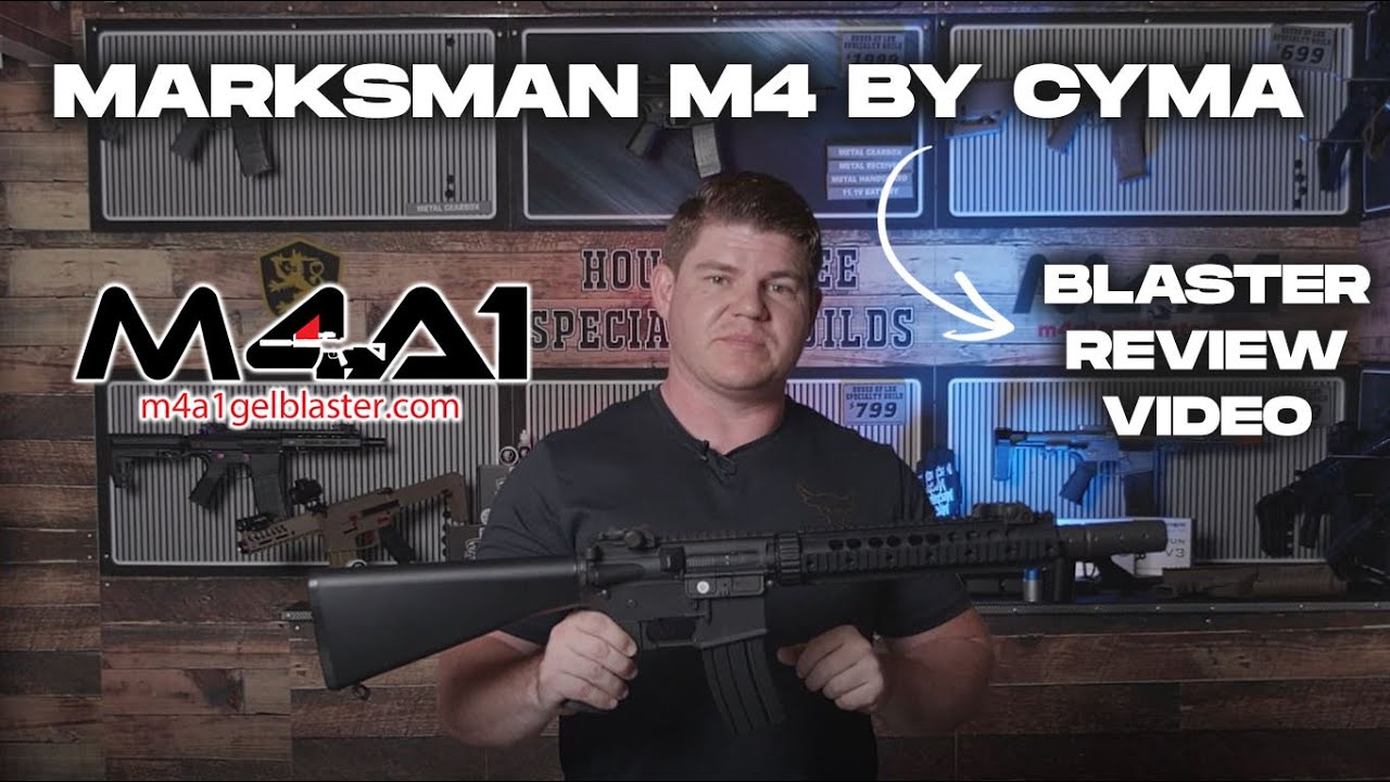 THE MARKSMAN M4 BY CYMA | M4A1 GEL BLASTER REVIEW VIDEO