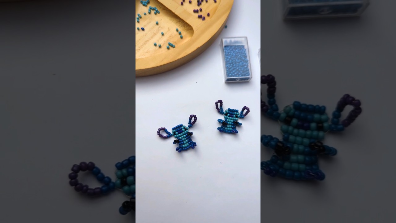 tuto stitch en perles de rocaille - stitch DIY - Beads #beads #stitch #diy