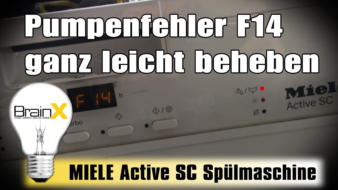 😲Miele Spülmaschine Fehler F14😲 Model G 4203 SC Active SC  beheben!
