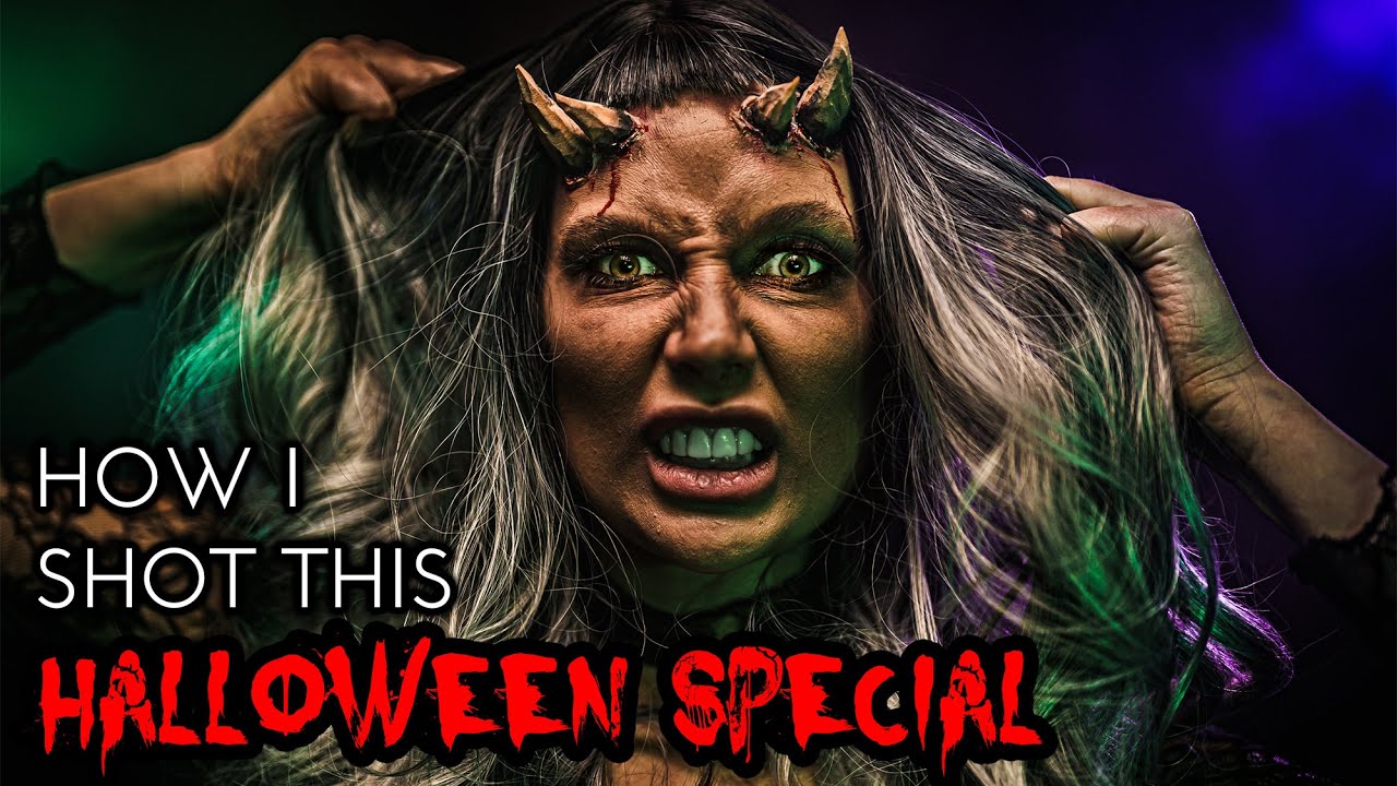 HALLOWEEN photoshoot with off camera flash