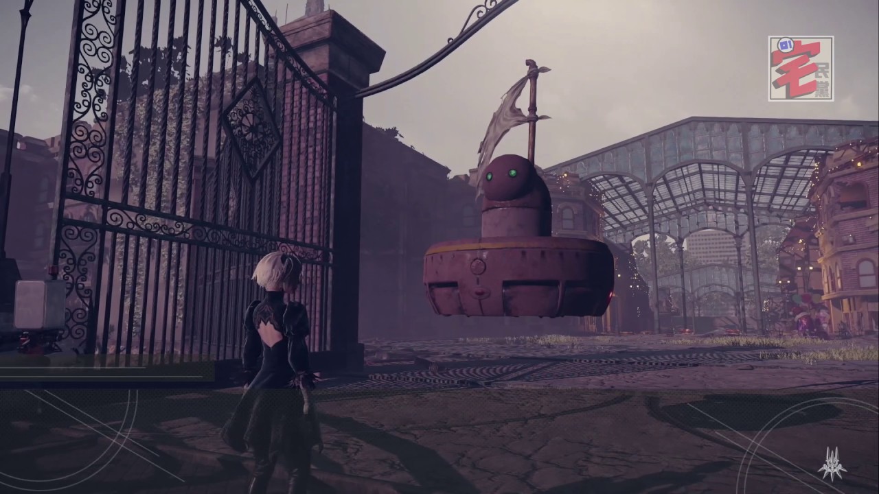 【01宅民黨攻略】Nier:Automata尼爾自動人型 一周目Ending A 爆機影片Part 2（1080p 60fps）