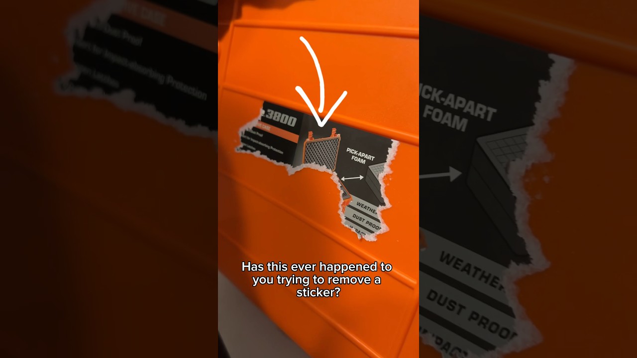 How to easily remove a sticker #howto #diy