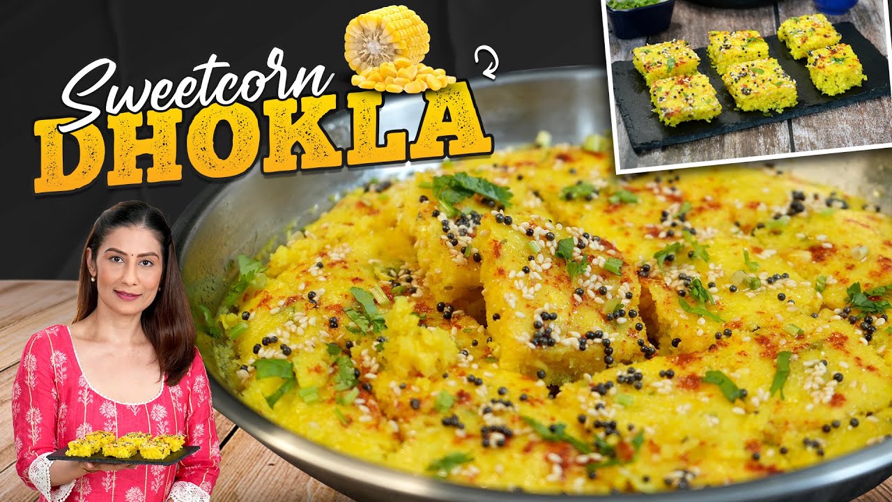 Sweet Corn Dhokla | Makai Na Dhokla | live Dhokla | Sweet Corn Dhokla Recipe | Gujarati Dhokla