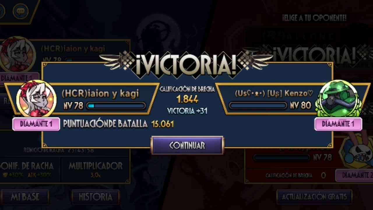Brechas vs kenzo (🔥) || skullgirls mobile