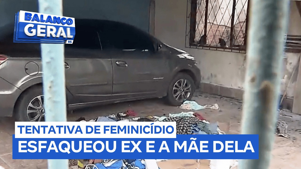 Homem é preso após esfaquear ex-companheira e ex-sogra Gravataí (RS)
