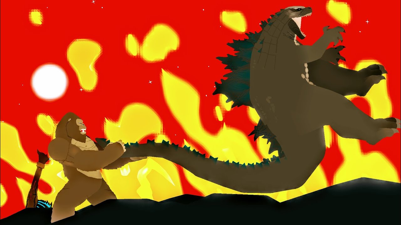 Godzilla vs Kong: The Battle of the Century (KaijuVerse) / Stick Nodes Animation