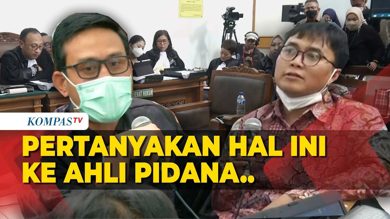 [FULL] Jaksa Tanyakan Hal ini ke Ahli Pidana Ringankan Ferdy Sambo..