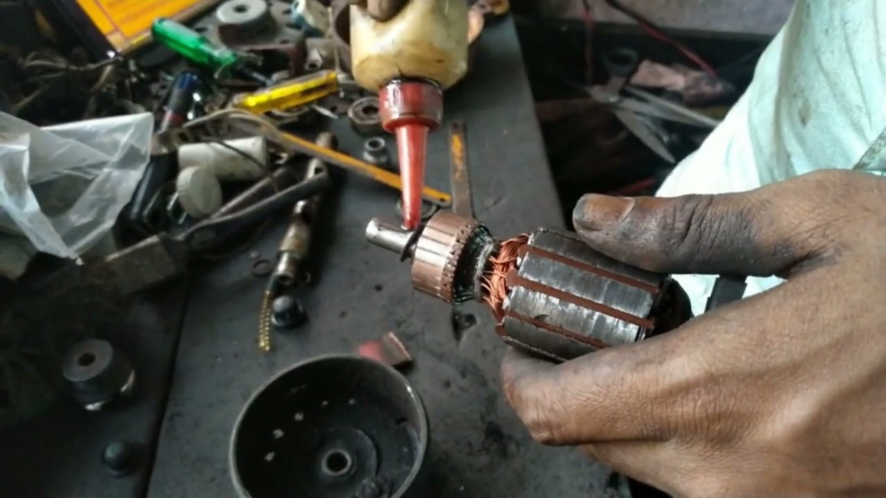 Sewing Machine Motor Repairing || Motor Armature || New Motor Armature || @nextrepairjunction