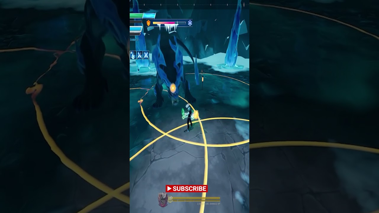 600K Damage VS an Urska | Dauntless Ice Escalation | Tempest Omnicell Build #shorts #dauntless