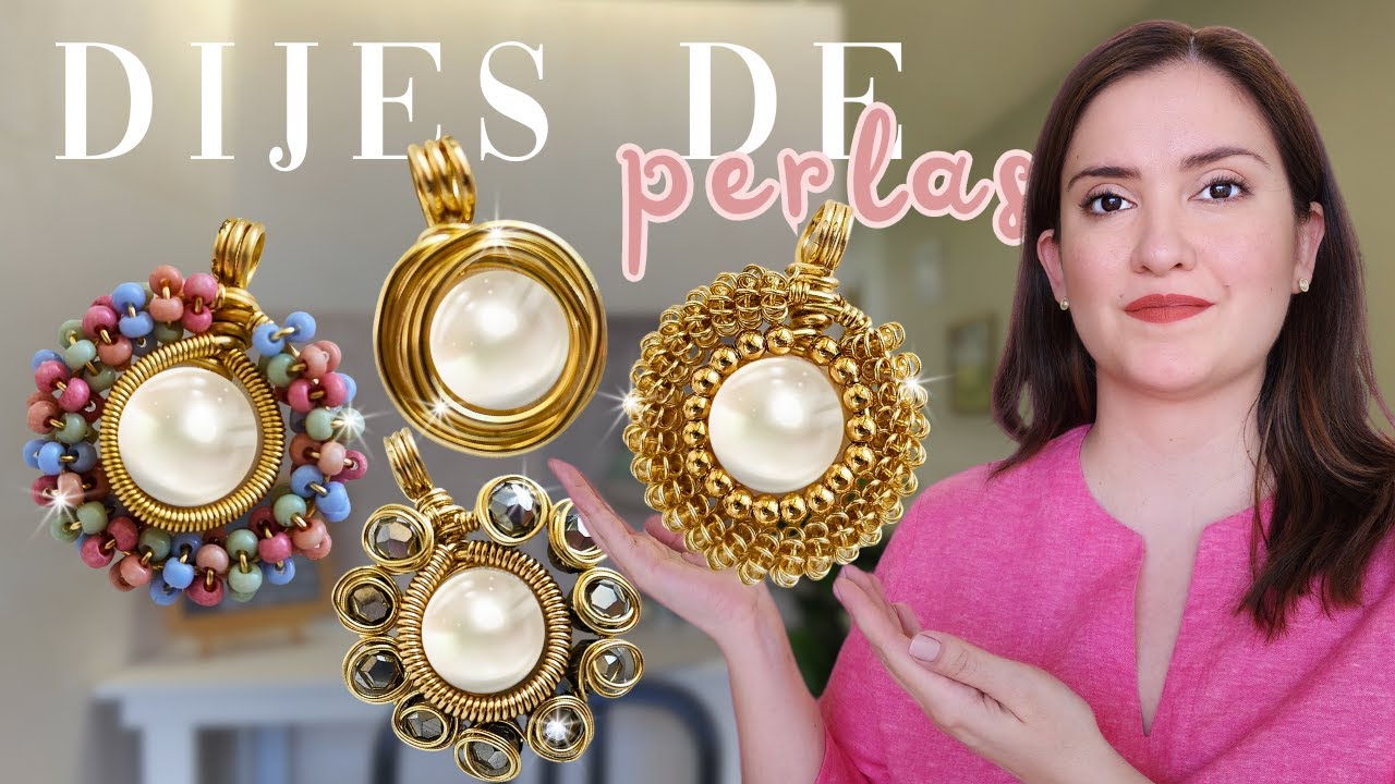 Aprende a hacer Dijes de Alambrismo & Perlas|Masterclass #14