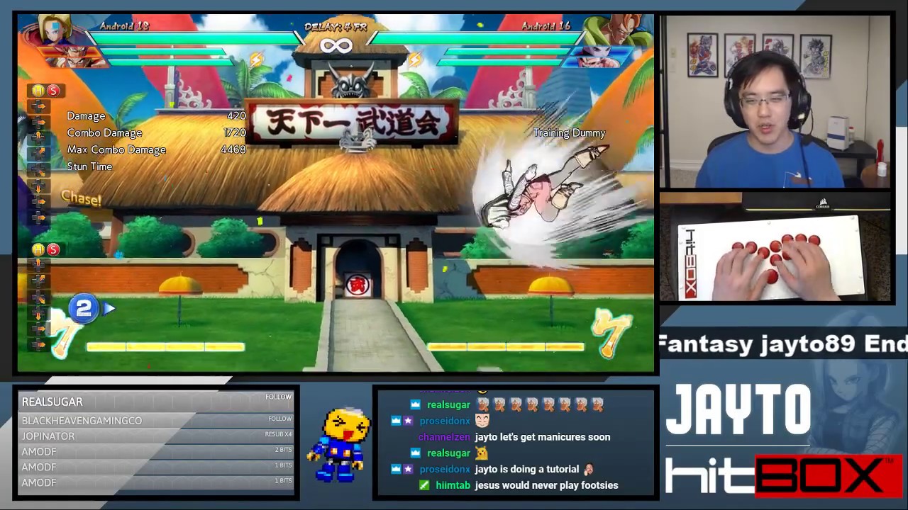Footsies in DBFZ