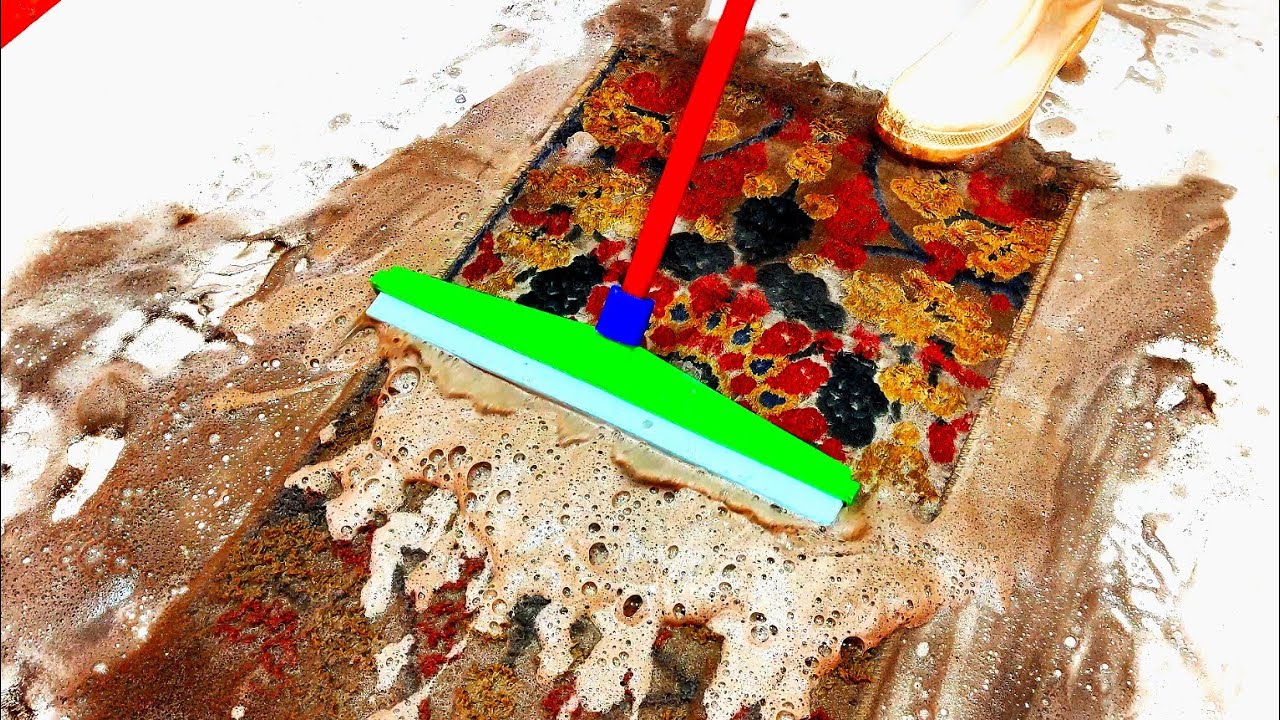 Ultimate Satisfaction: Relaxing Rug Cleaning Session for ASMR Pleasure