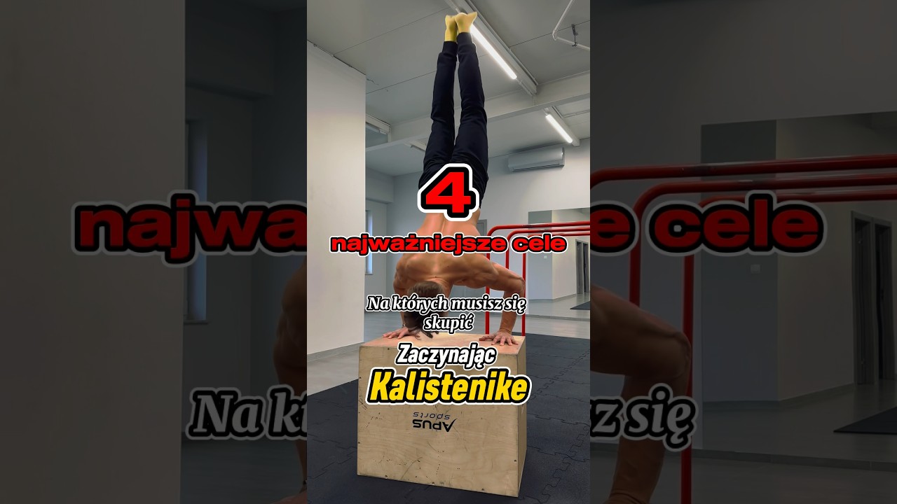 4 najważniejsze cele kalisteniczne! #kalistenika #calisthenics #streetworkout #trening #forma