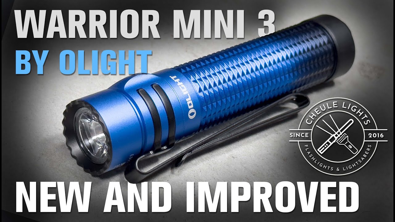 Olight Warrior Mini 3 Full Review (and compared to mini 2)