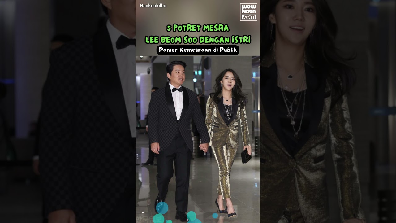 Tepis Kabar Cerai, Intip 5 Potret Mesra Lee Beom Soo dengan Istri