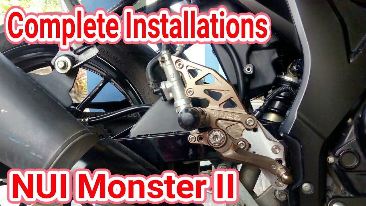 GSX R150 | Cara Lengkap Pasang Footstep Racing NUI Monster II