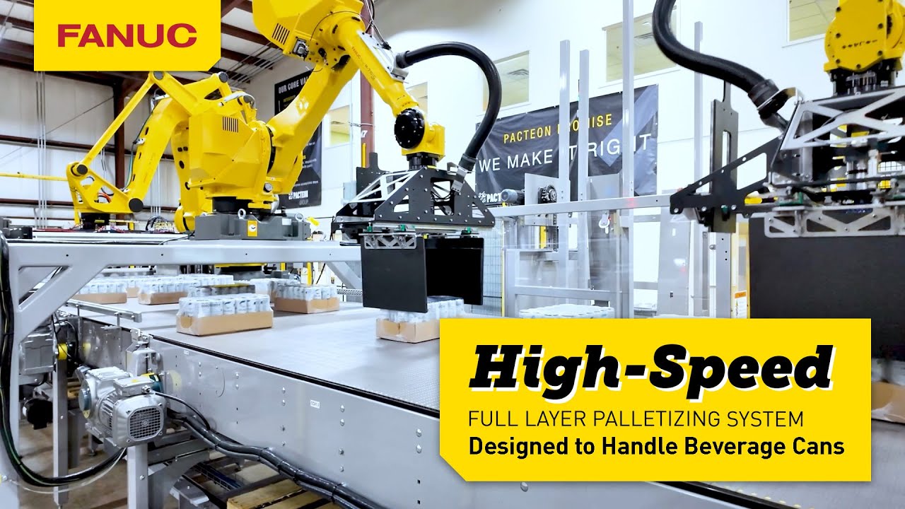 Full Layer Palletizing with FANUC Robots