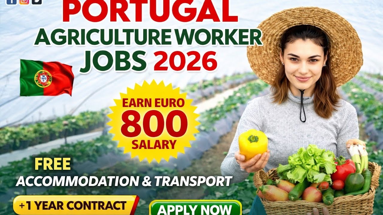 Portugal Farming Jobs 2026 | Agriculture Worker Vacancy | Full Details