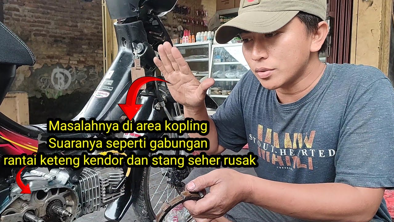 Jupiter z suara mesin kasar di engkol ngelos 
