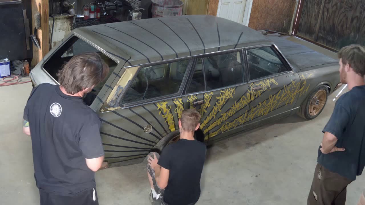 Toyota Corona Wagon Sharpie/Marker Art Car