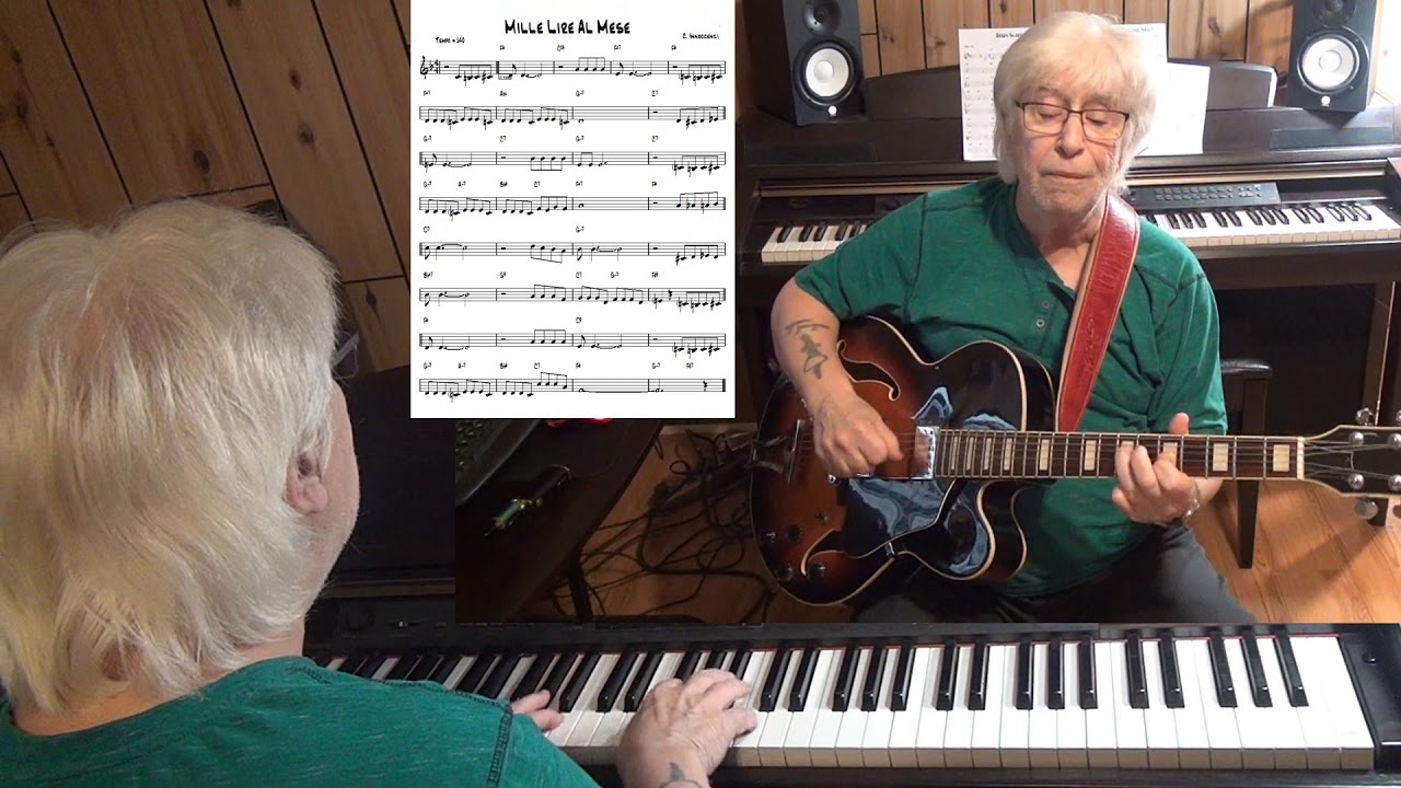 Mille Lire Al Mese - Jazz guitar & piano cover ( C. Innoccenzi )
