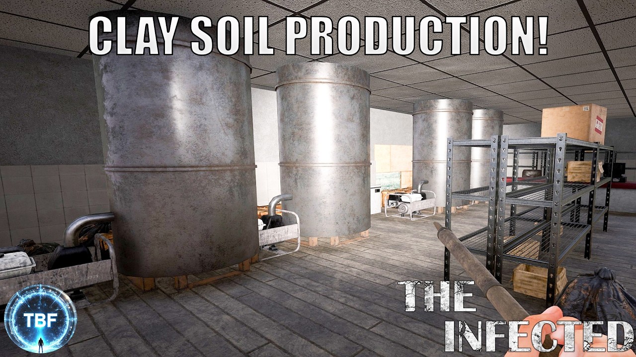 Clay Production Begins! Clay Soil Extractors & Base Upgrade | The Infected Day 44