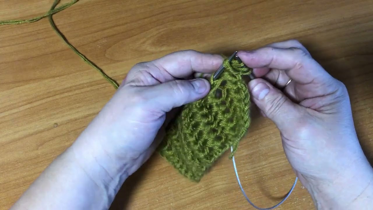 Классный узор спицами на лето