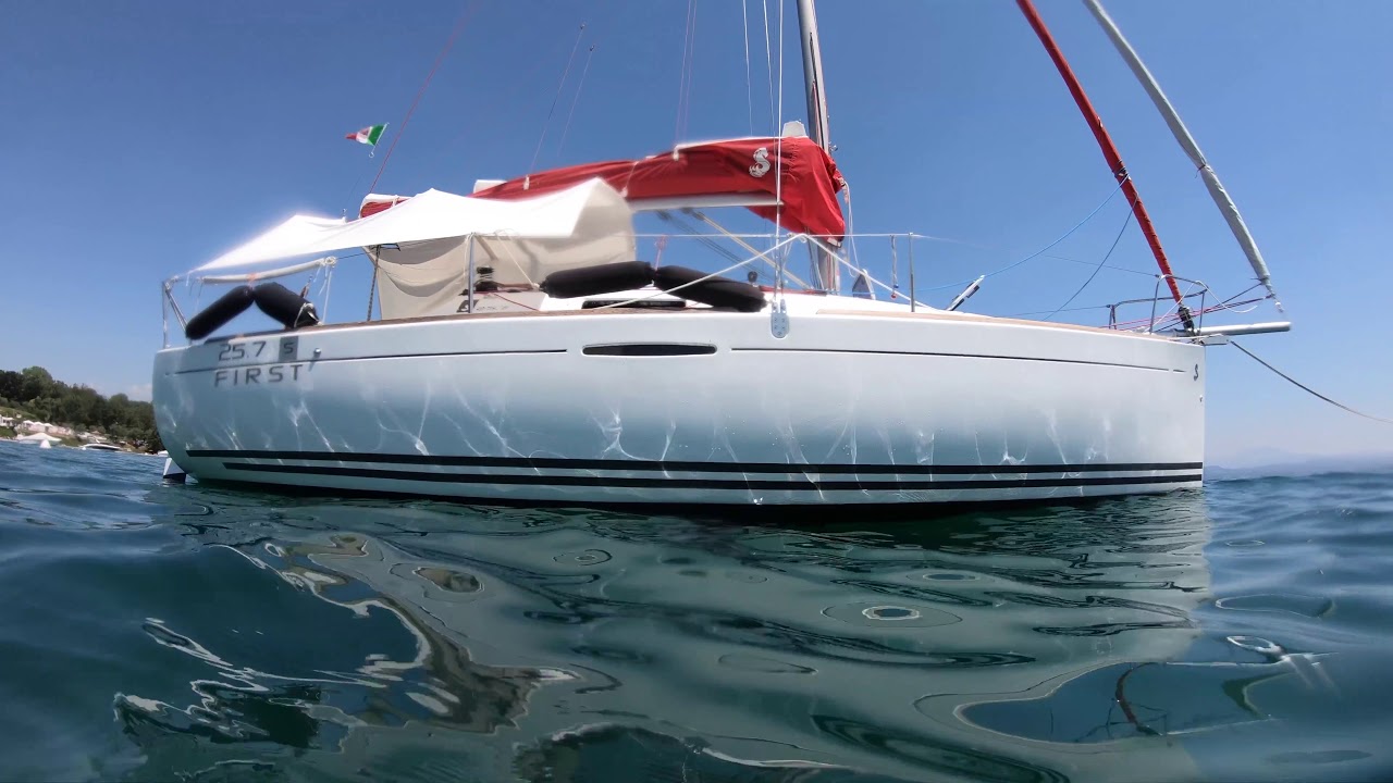 Test GoPro Hero 6, 4K 60 fps  Navigazione a vela sul Lago di Garda, da Desenzano a Gargnano.