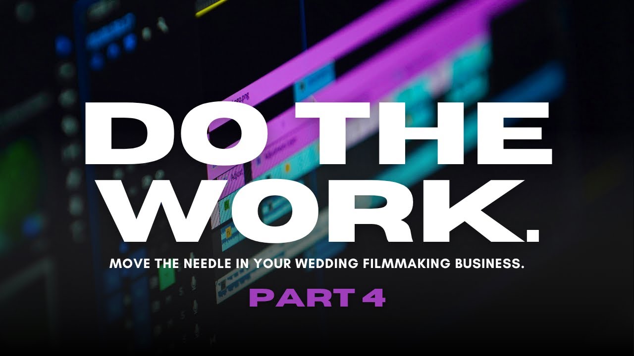 Наконец-то пришло время избавиться от накопившихся дел | Глубокая работа для свадебных режиссёров...