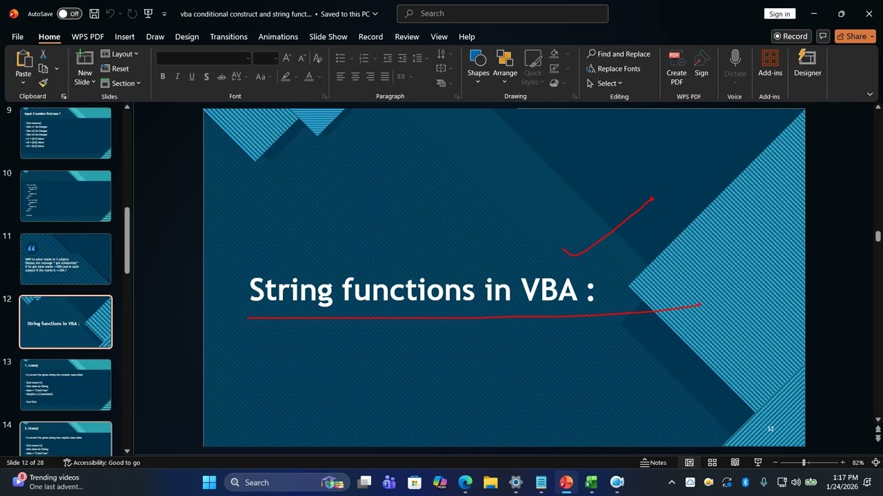 If Else Statement & String Functions in VBA | Excel VBA Tutorial (Hindi)